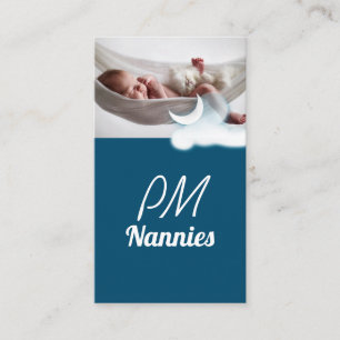 Night PM Nanny Child Day Care Babysitter Visitekaartje