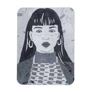 Night Portrait Magneet