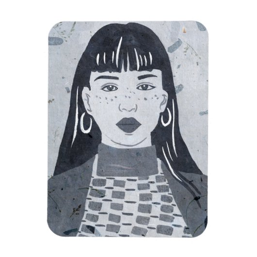 Night Portrait Magneet (Verticaal)