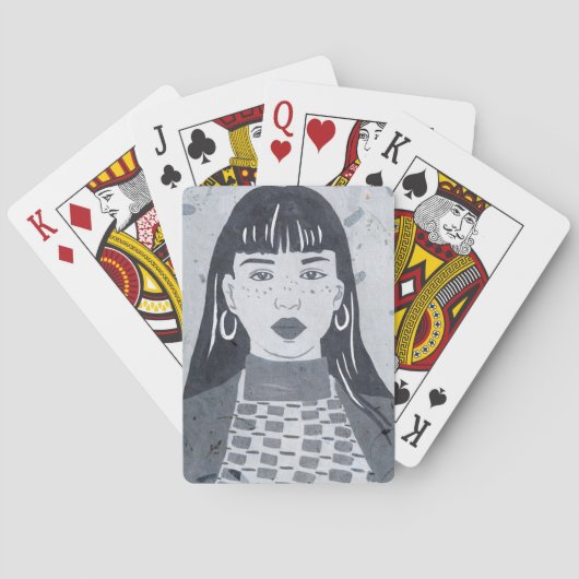 Night Portrait Pokerkaarten (Achterkant)