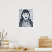 Night Portrait Poster (Keuken)