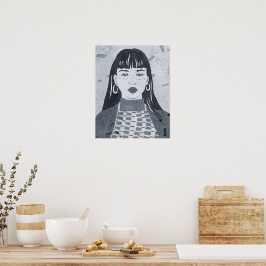 Night Portrait Poster (Keuken)