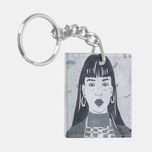 Night Portrait Sleutelhanger (Voorkant Links)