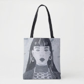 Night Portrait Tote Bag (Voorkant)
