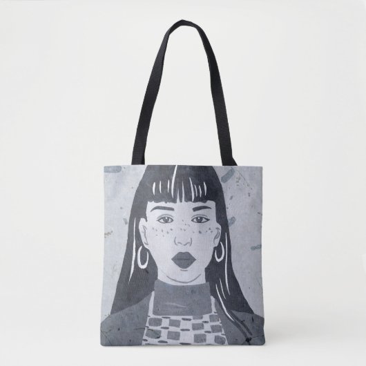 Night Portrait Tote Bag (Voorkant)
