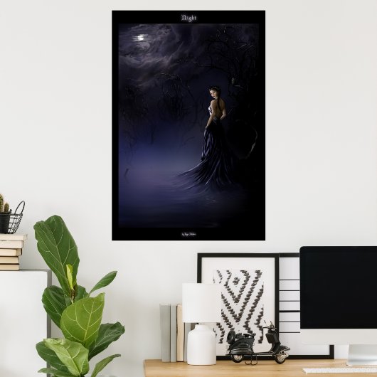 Night Poster (Thuiskantoor)