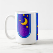 Night Potion - Magische fles van sterren en maan Koffiemok (Links)