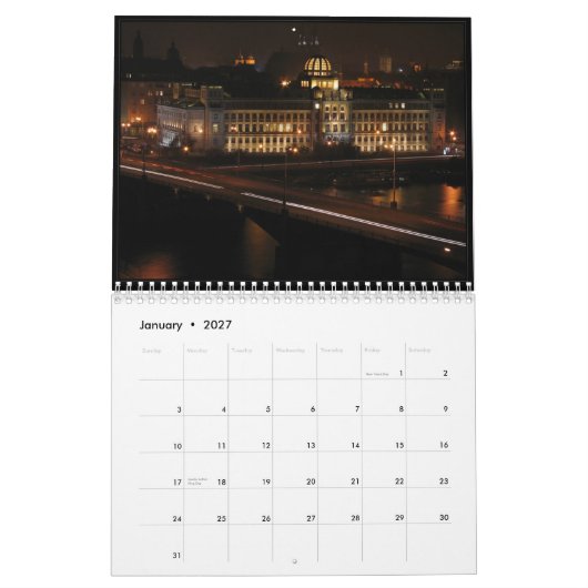 Night Prague Agenda 2011 Kalender (Jan 2027)