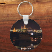 Night Prague Castle Sleutelhanger (Voorkant)
