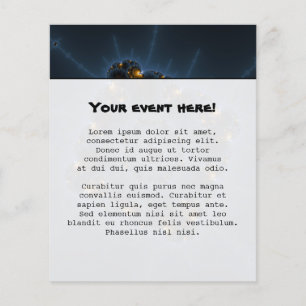 Night Prowler Fractal Art Flyer