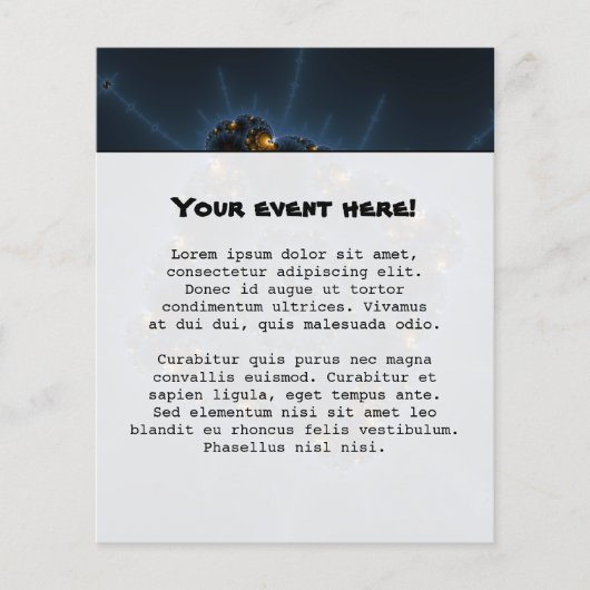 Night Prowler Fractal Art Flyer (Voorkant)