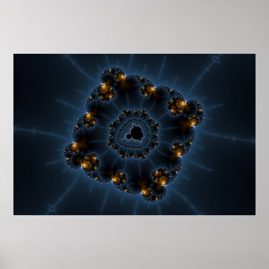 Night Prowler Fractal Art Poster (Voorkant)