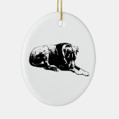 Night-Quiet Dog Ornament (Rechts)