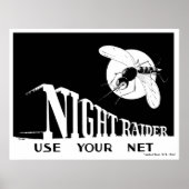 Night Raider - WW2 Malaria Poster (Voorkant)