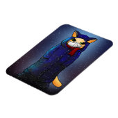 Night Rain Face Mask Cat Magnet Magneet (Linkerzijde)