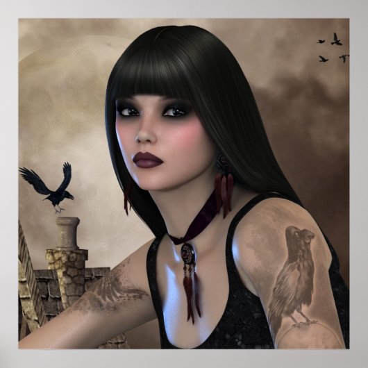 Night Raven poster (Voorkant)