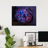 Night Rider Art Print (Thuiskantoor)