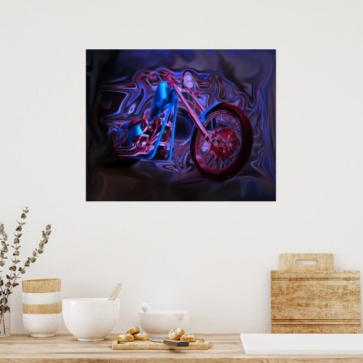 Night Rider Art Print (Keuken)
