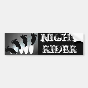 Night Rider Bumpersticker