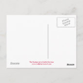 Night Roos Fairy Briefkaart (Achterkant)