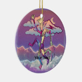 Night Runner Keramisch Ornament (Rechts)