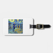 Night Runner Sterrennacht Bagagelabel (Voorkant horizontaal)