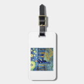 Night Runner Sterrennacht Bagagelabel (Voorkant verticaal)