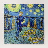 Night Runner Sterrennacht Legpuzzel (Verticaal)