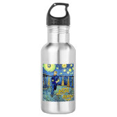 Night Runner Sterrennacht Waterfles (Voorkant)