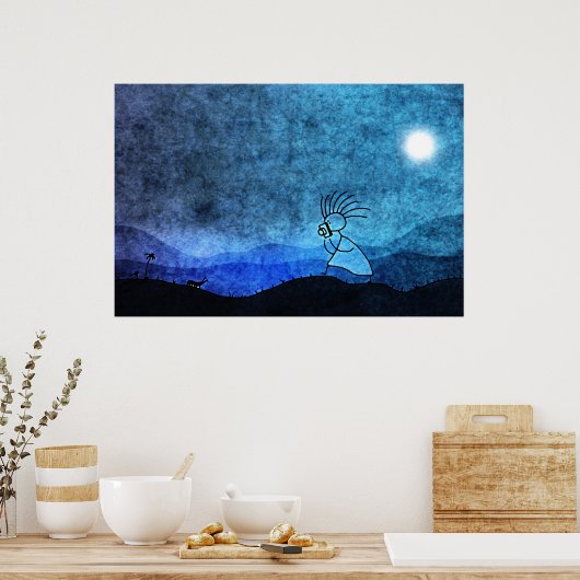 Night Safari Poster (Keuken)