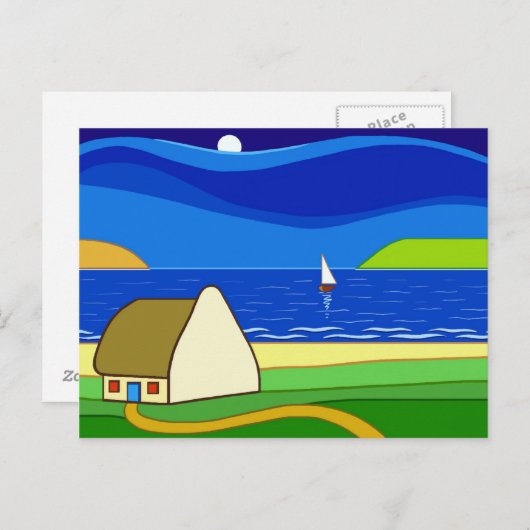 Night Sailing Briefkaart (Voorkant / Achterkant)