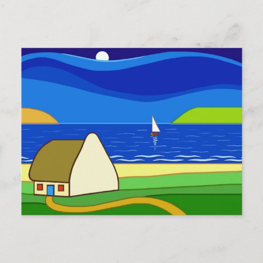 Night Sailing Briefkaart (Voorkant)