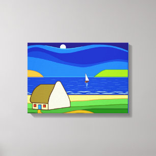 Night Sailing Canvas afdrukken