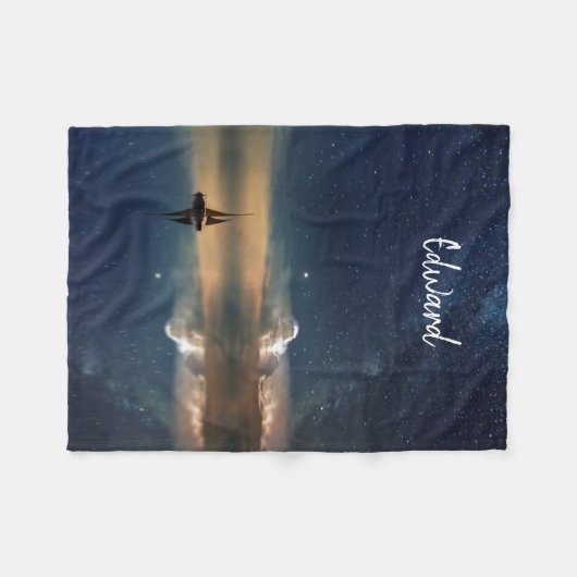 Night Sailing Fleece Deken (Voorkant (Horizontaal))