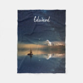 Night Sailing Fleece Deken (Voorkant)