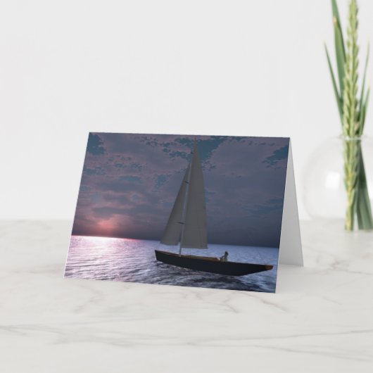 Night Sailing Kaart (Voorkant)