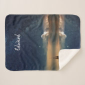 Night Sailing Sherpa Deken (Voorkant (horizontaal))