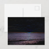 NIGHT SEASCAPE BRIEFKAART (Voorkant / Achterkant)