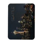 Night Seattle Magneet (Verticaal)