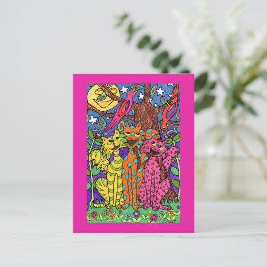 Night Sems Briefkaart (Staand voorkant)