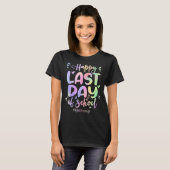 Night Senior Happy Laatste Dag van School Tie Dye T-shirt (Voorkant volledig)