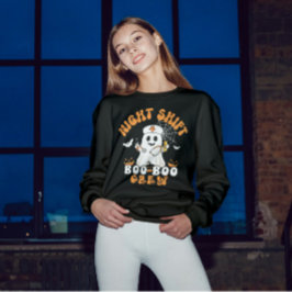 Night Shift BOO BOO Crew Nurse Halloween Trui