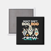 Night Shift Boo Crew Verpleegster Ghost Halloween Magneet (Voorkant / Achterkant)