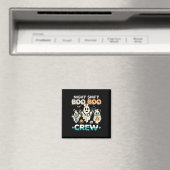 Night Shift Boo Crew Verpleegster Ghost Halloween  Magneet (Insitu (Vaatwasser))