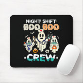 Night Shift Boo Crew Verpleegster Ghost Halloween  Muismat (Met muis)