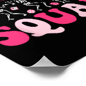 Night Shift Crew Verpleegkundigen Bunny Dancing Sk Poster (Hoek)