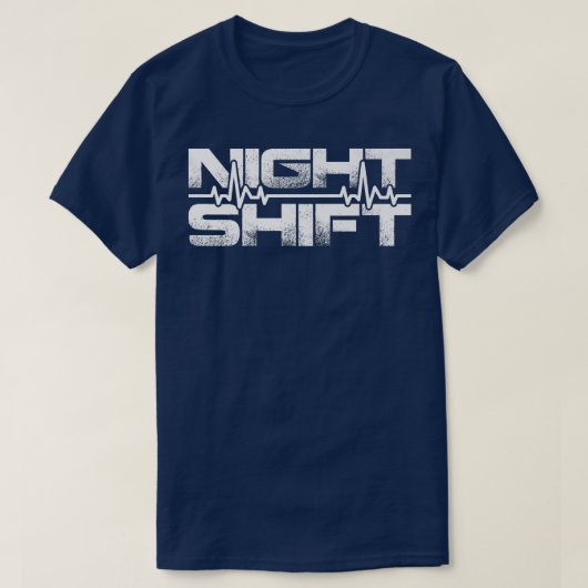 Night Shift Different Breed Stethoscope Funny Nurs T-shirt (Design voorkant)