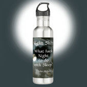 Night Shift Full Moon Night quote Waterfles