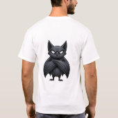 Night Shift Funny Bat T-Shirt (Achterkant)