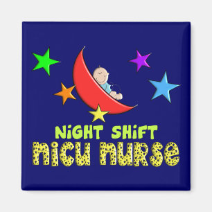 Night Shift NICU NURSE Cadeautjes Magneet